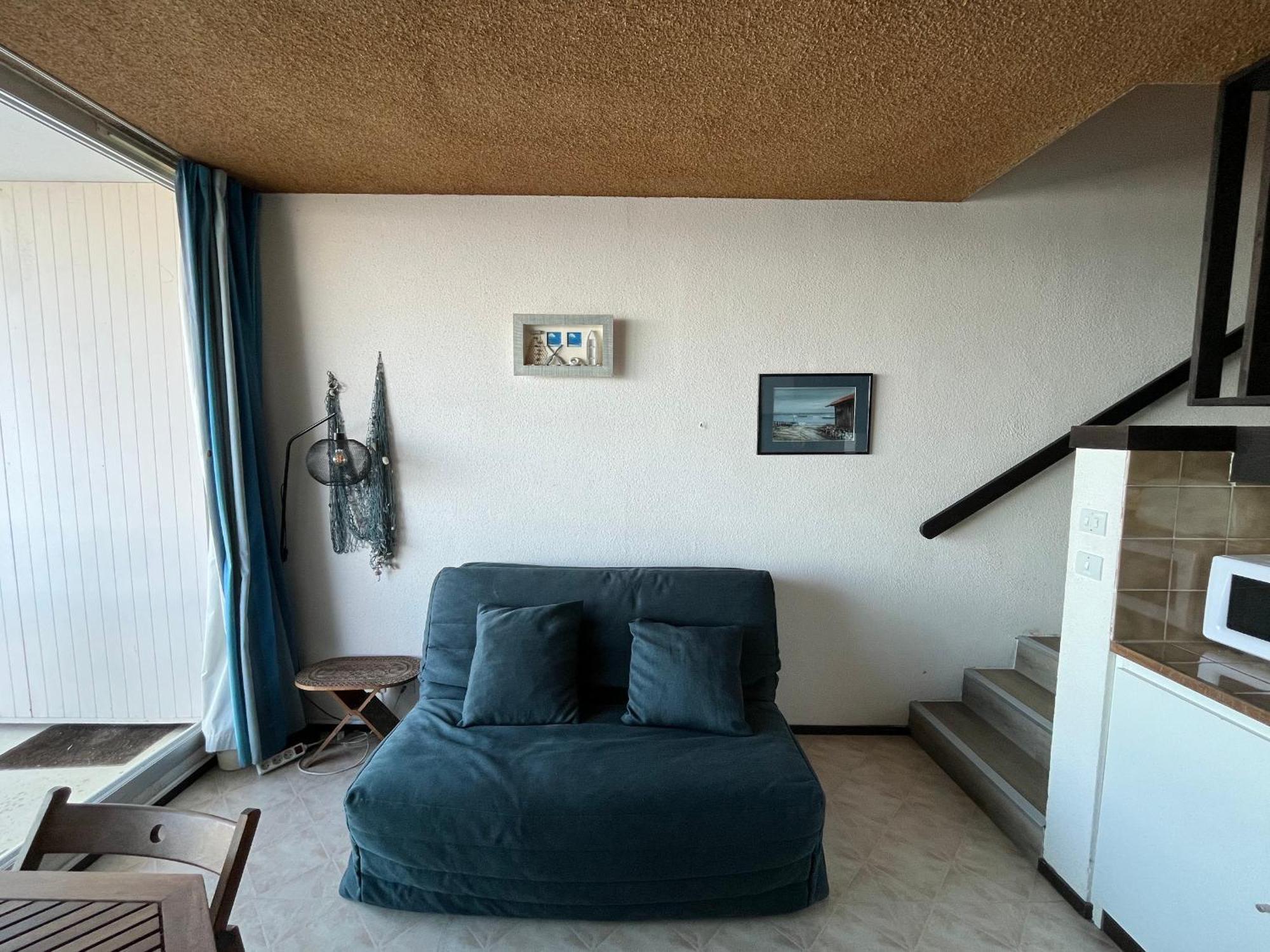 Duplex T1 Vue Mer A Arcachon - Acces Direct Plage - Quartier Aiguillon - Fr-1-319-71 Exteriör bild