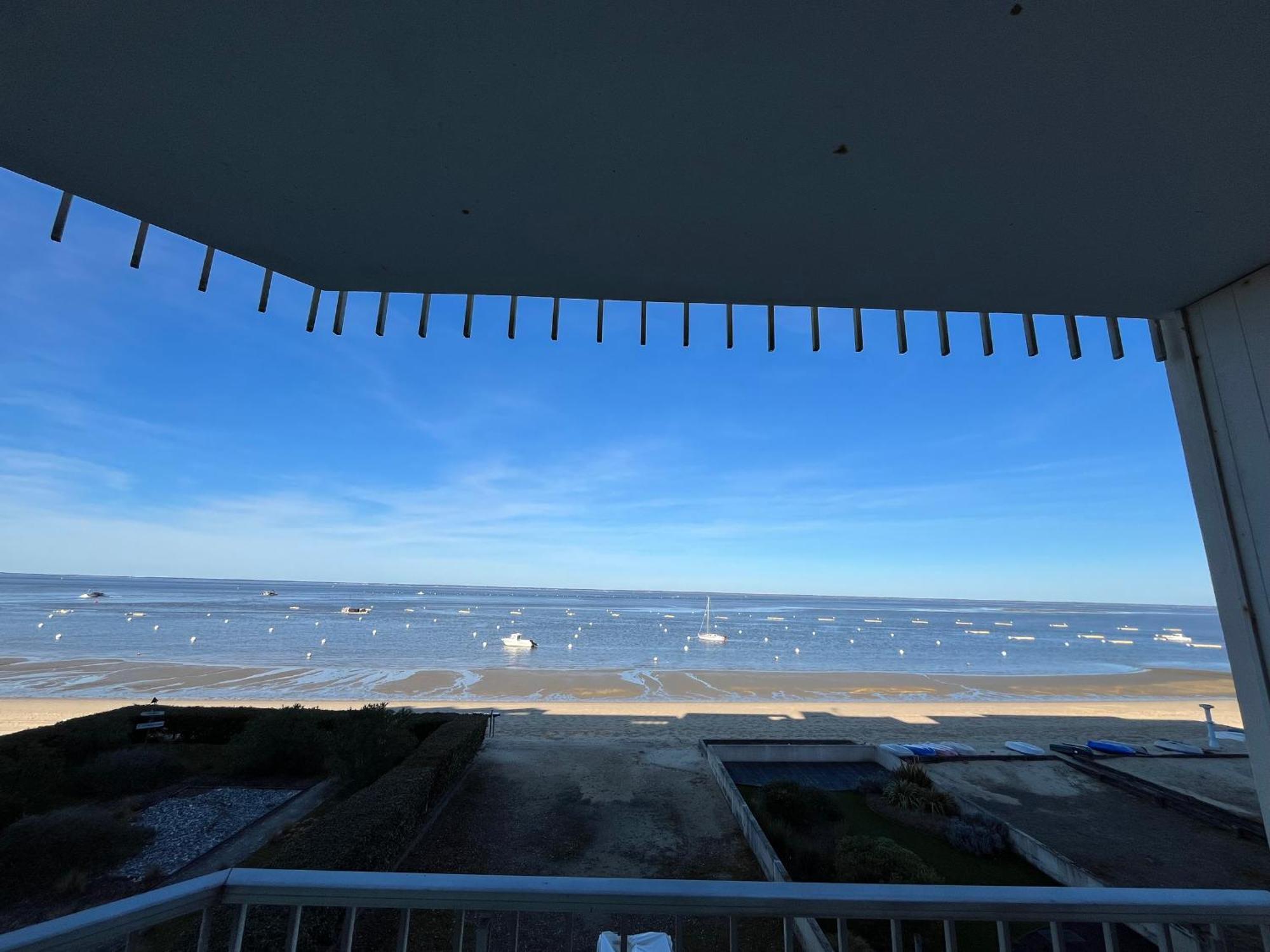 Duplex T1 Vue Mer A Arcachon - Acces Direct Plage - Quartier Aiguillon - Fr-1-319-71 Exteriör bild
